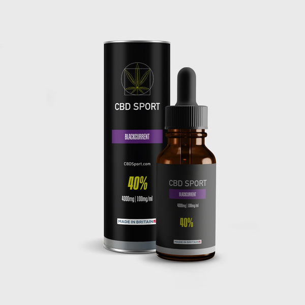 40% 4000mg (High Strength) CBD Sport Tongue Drops by Raw Sport