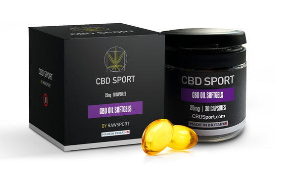 Softgel CBD Capsules 25mg Medium Strength